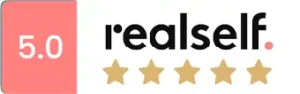 RealSelf rating badge
